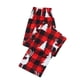 thumbnail image 5 of Pijamas de Navidad Para La Familia Trajes A Juego Hombres Papá Cuadros Impreso Manga Larga Blusa de Cuello Redondo Tops + Conjunto de Pantalones Odeerbi ODB190196, 5 of 5