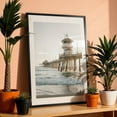 thumbnail image 3 of HB Pier 02 - Huntington Beach California Photography Black Framed Wall Art Print 20 x 30 inches, 3 of 8