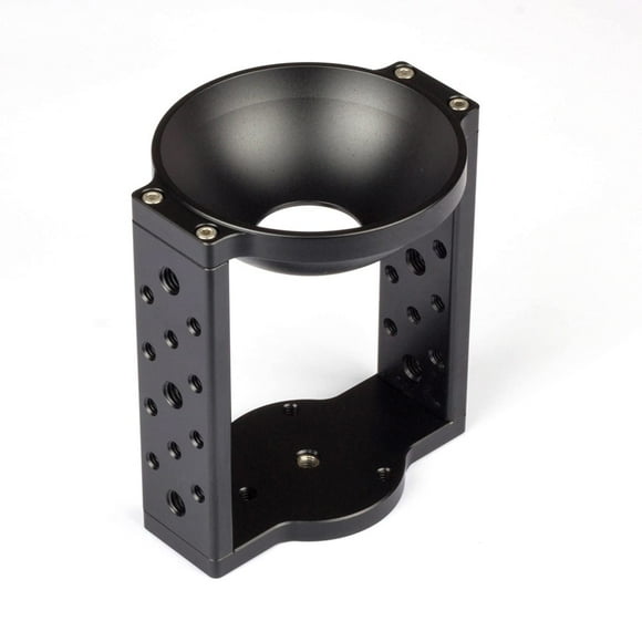 XINYING Trépied Tête Bol Surélevé 100mm, Adaptateur Plat en Aluminium Demi-Balle pour Manfrotto Caméra Vidéo Trépied Fluide Rail Coulissant