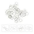 thumbnail image 4 of CIMAXIC 40pcs Chandelier Connection Ring Crystal Chandelier Split Rings Connectors,0.71"X0.39"X0.39", 4 of 5