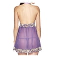 thumbnail image 3 of Baby Doll con encaje Ilusión T EG Morado, 3 of 3