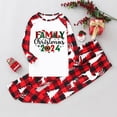 thumbnail image 7 of Zwiiyzr Family Matching Sets Christmas Jammies for Mom Christmas Women Mom Plaid Printed Blouse Tops+Pants Family Matching Pajamas Set 2025 White, 7 of 7