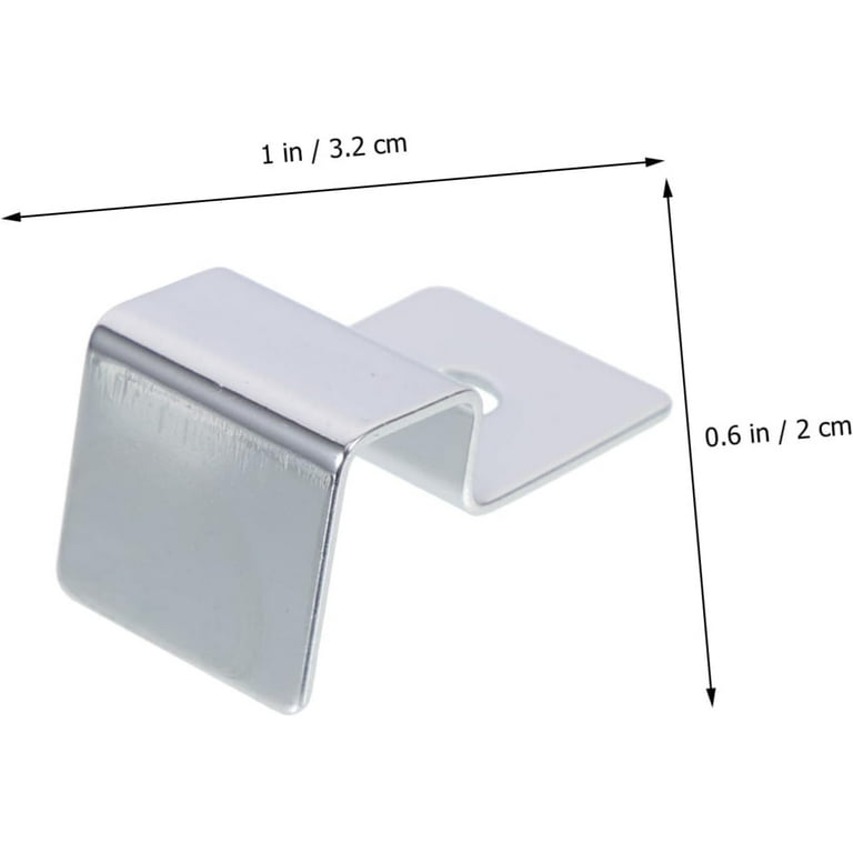 4pcs Support Frame Glass Holder Acrylic Aquarium Rimless Aquarium Fish Tank Lid Holder Fish Tanks Rimless Tank Cover Clips Fish Tank Lid Supports Fish