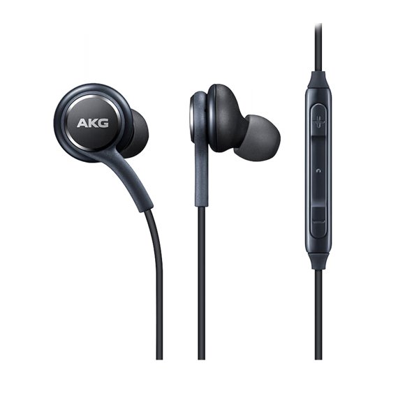 Graflsoa Écouteurs Filaires AKG Premium avec Micro pour Samsung S8/S8 Plus, Réduction du Bruit, Contrôle du Volume, Prise 3,5 mm, Ajustement Ergonomique, Options Noir/blanc