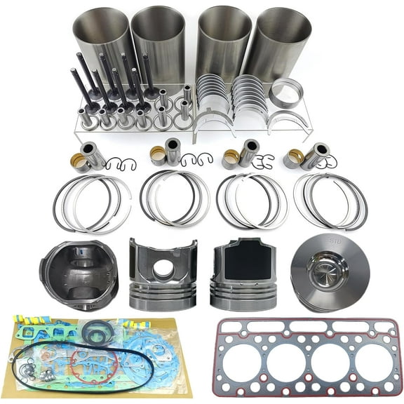 V1702 DI Direct Injection Engine Overhaul Rebuild Kit Piston Combustion Chamber 43mm FOR Kubota V1702 DI Engine Bobcat 743 733 Skid Loader