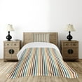 thumbnail image 4 of Ambesonne Brown and Blue Quilted Bedspread Set 2 Pcs, Geometric Scribbles, Twin Size, Multicolor, 4 of 5