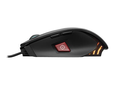 Corsair M65 Pro RGB FPS Gaming Mouse - 12,000 DPI Optical Sensor Adjustable DPI Sniper Button - Tunable Weights - Walmart.com