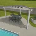 thumbnail image 2 of Sojag Lima 10 x 10 x 8 ft Grey Rustproof Aluminum Frame Pergola, 2 of 7