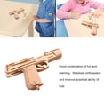 thumbnail image 1 of Modelo de pistola con banda de goma NikouMX kit de ensamblaje de Artesanía en madera 3D, 1 of 8