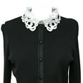 thumbnail image 5 of Wrapables® Daisy Doily Lace Collar Half Shirt, White, 5 of 6