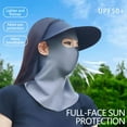 thumbnail image 3 of 37*24cm Full Face and Neck Mask, Large Multicolor Long Wide Breathable Summer Face Mask, Sun Protection Mask for Men Women Cycling Fishing Camping Climbing, 3 of 6