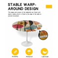 thumbnail image 2 of nqOlkjepod Geometric Abstract Round Tablecloth, Fitted Table Cover with Elastic for 55"-60" Round Tables, Modern Vintage Oil Painting Art Table Cloth Outdoor Dinning Party Waterproof Tablecloths, 2 of 6