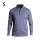 thumbnail image 5 of Sonducket Jersey de media cremallera para hombre, camiseta cálida transpirable de Color sólido para niños, ropa interior térmica deportiva Camisetas Azul claro S, 5 of 6