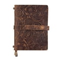 thumbnail image 1 of FlyFlise Leather Vintage Embossed Pattern Travel Journal Notebook Lined Blank, 1 of 8