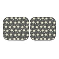 thumbnail image 7 of Goofa Daisies Flowers Pattern 2 Piece Car Windshield Sun Shade Foldable | Front Windshield Shade for Sun, Heat and UV Rays | Sunshade for Car Front Window-Large, 7 of 7
