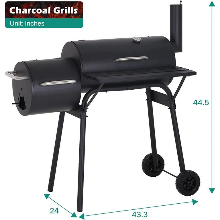  PAMI Portable BBQ Charcoal Standing Grill,Grill For