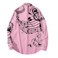 thumbnail image 4 of Camisas Hombre Manga Larga Camisa de hombre 3d Impresión digital Camisa de manga larga Calle al libre (Pink, XL), 4 of 5