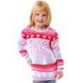 thumbnail image 2 of Jersey navideño Barbie Girls Pink 7 Christmas Jumper, 2 of 9