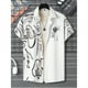 thumbnail image 4 of Camisa hawaiana con estampado de ovni y cohete para hombres y mujeres, blusa con estampado 3D de abstracción artística, camisas hawaianas holgadas de manga corta con solapa para niños, 4 of 5