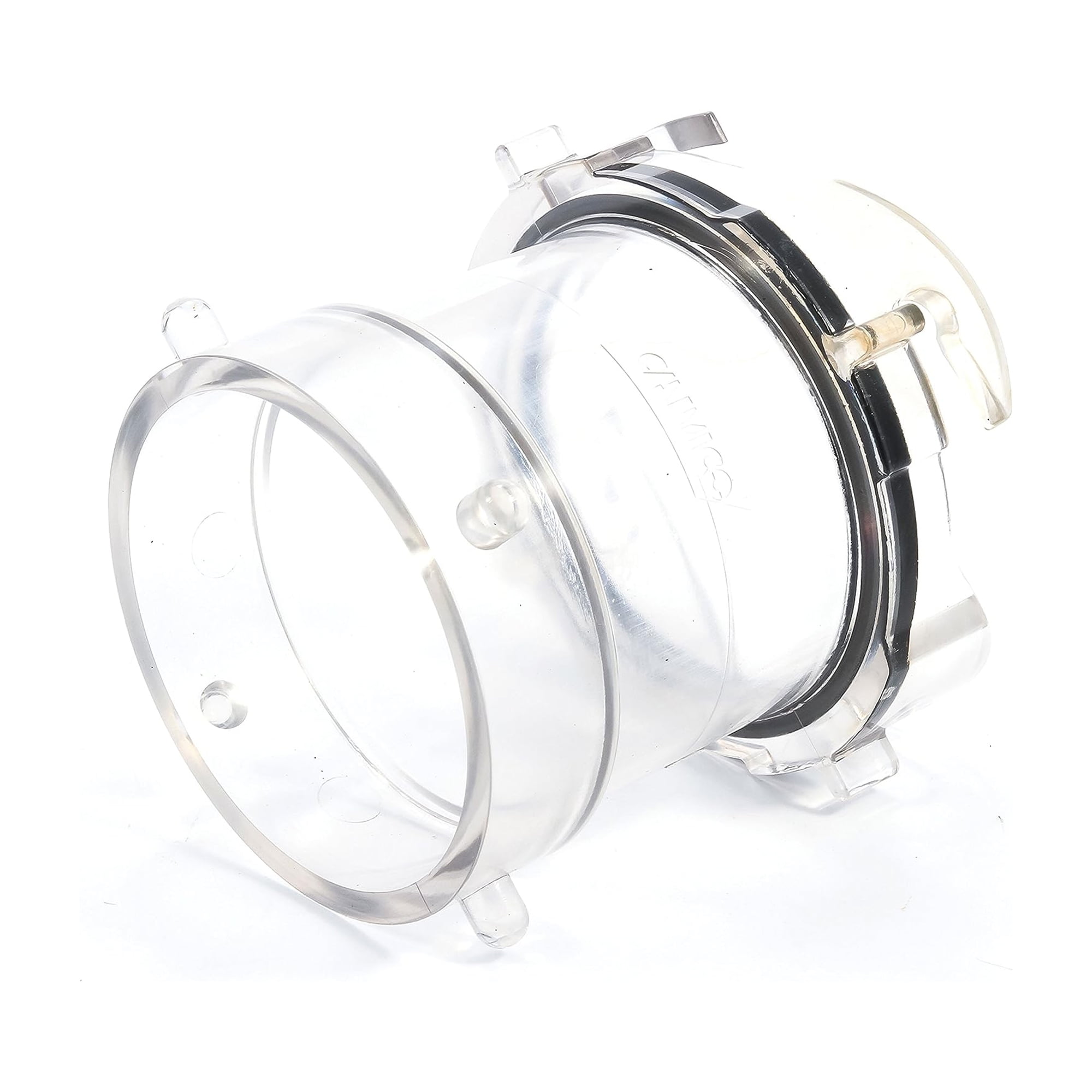 Camco 39572 5" Clear RV Sewer Hose Adapter – Made In USA