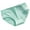 Green, variant on rygai Women Underpants Lace Breathable Mid Waist Soft Anti-septic Cotton Elastic Candy Color Lady Panties Inner Wear Clothes,Black XL