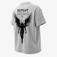 thumbnail image 5 of Repent Christian Graphic T-Shirt, Unisex Faith Angel Wings Tee, 5 of 9