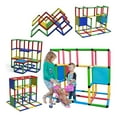 thumbnail image 1 of Funphix Jumbo Construction Kid Toy Set Jungle Gym Play Structure, 316 Piece, 1 of 7