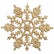 thumbnail image 5 of sweethay 12 piezas de decoración de copo de nieve de Navidad portátil para el hogar, decoración colgante para sala de estar, adorno de Dorado 2piezas, 5 of 6