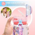 thumbnail image 3 of Cordón con forma de pajita con forma de unicornio sin BPA de Bottle YOYTOO Kids, 650 ml, 3 of 7