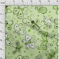 thumbnail image 3 of oneOone Viscose Chiffon Light Green Fabric Butterflies Sewing Craft Projects Fabric Prints By Yard 42 Inch Wide-JV, 3 of 6