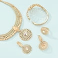 thumbnail image 5 of Conjunto de joyería de moda para damas, 5 piezas, accesorios, joyas de oro, 5 piezas, 5 of 5