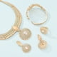thumbnail image 5 of Conjunto de joyería de moda para damas, 5 piezas, accesorios, joyas de oro, 5 piezas, 5 of 5