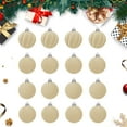 thumbnail image 5 of 16 Pcs Velvet Christmas Balls Flocked Christmas Tree Ball Ornaments Plastic Balls Xmas Decorative Hanging Ornaments Christmas Tree Decoration 2.4 Inch, 5 of 7