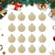 thumbnail image 5 of 16 piezas de bolas navideñas de terciopelo flocadas, adornos de bolas de plástico para árbol de Navidad, adornos colgantes decorativos para árbol de Navidad de 2,4 pulgadas Akmoler, 5 of 9