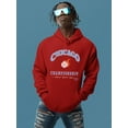 thumbnail image 2 of Chicago Baseball Style Hoodie Men -Image by Shutterstock, Male 3X-Large, 2 of 4