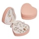 thumbnail image 3 of Estuche de viaje de PU para maquillaje, collares, pendientes y belleza, compacto y con cremallera. Rosado, 3 of 9