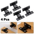 thumbnail image 1 of 4 Pack Push In Fittings Press Fit Panel Clips Kitchen Plinth Fasteners, 1 of 1