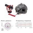 thumbnail image 3 of Irfora RODE VideoMicro Micrófono cardioide de condensador compacto para montaje en cámara Micrófono TRS de 3,5 mm con parabrisas de montaje amortiguador para cámaras DSLR Irfora Micrófono, 3 of 7