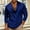 Blue, variant on Zivyakyron Cowl Neck Top Men Fall Long Sleeve Satin Casual Pullover Soft Going Out Shirts Solid Loose White L