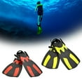 thumbnail image 2 of Adjustable Swim Fins Adult Snorkels Fins Travel Size Flippers Swim Training Fins, 2 of 13