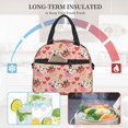 thumbnail image 5 of Goofa Cow Flower And Heart Pattern Lunch Bag ,Insulated Lunch Box, Small Leakproof Cooler Food Lunch Containers Reusable High Capacity Lunch Tote Bags, 5 of 8