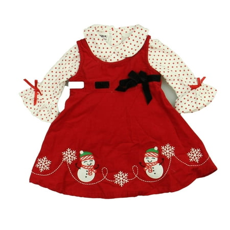 

Pre-owned BlueBeri Boulevard Girls Red | White Apparel Sets size: 12 Months