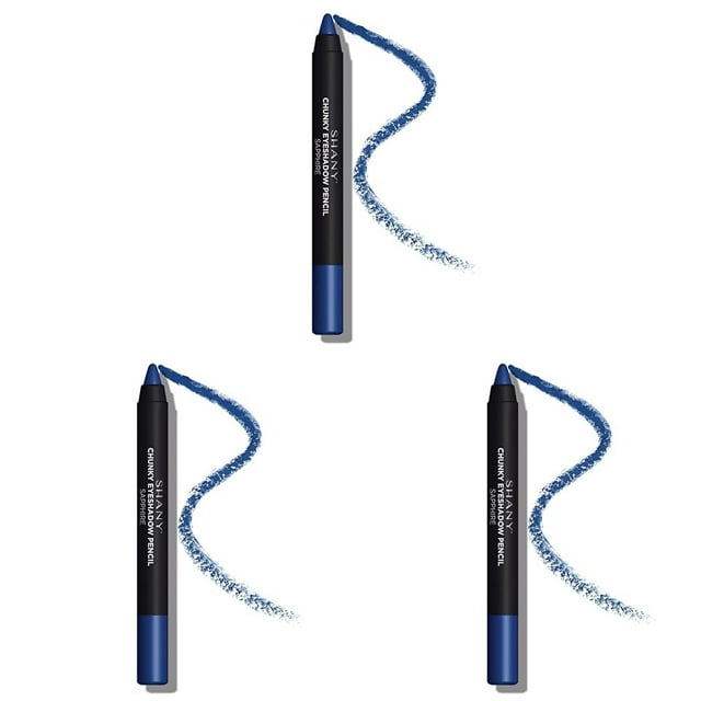 Lápiz de sombra de ojos SHANY Chunky Sapphire, paquete de 3