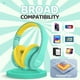 thumbnail image 5 of Auriculares Bluetooth JoySpark Kids 60h Playtime Green, 5 of 7
