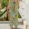 thumbnail image 5 of Wide Leg Pants Woman, Cartoon Corn And Wheat High Waist Knot Palazzo Pants for Women, Elastic Sweatpants Yoga Lounge Pants Trousers with Pockets Fall Pants for Women 2024, 5 of 6