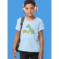 thumbnail image 2 of Dino And Text T-Shirt Juniors -Image by Shutterstock,  Large, 2 of 4