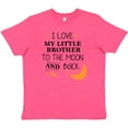 thumbnail image 3 of Inktastic I Love My Little Brother to the Moon and Back Youth T-Shirt, 3 of 5