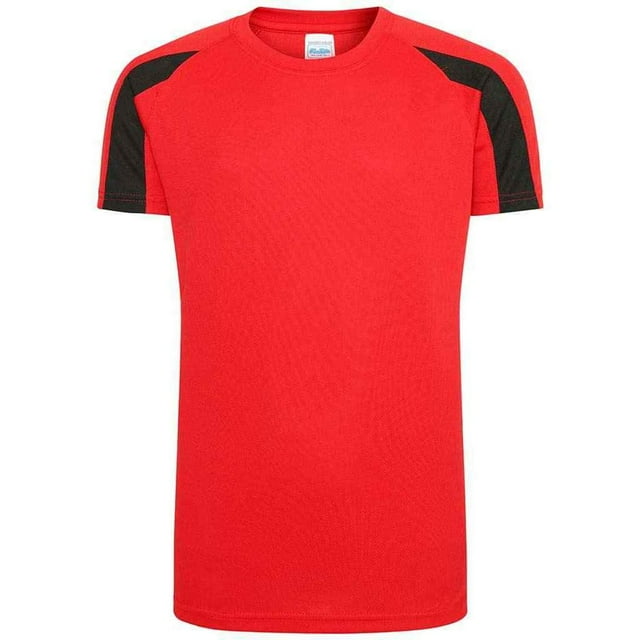 AWDis Cool Boys/Girls Contrast Moisture Wicking T-Shirt