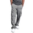 thumbnail image 1 of EYIIYE Pantalon de Jogging Urbain pour Homme à Jambe Droite en Molleton Épais avec Poches Cargo, 1 of 8