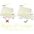 thumbnail image 2 of GHSDFBB Gold Magazine Holder, Desktop File Sorter Organizer, 9 Slot Triangle Shape, Size 12.2" Lx7" Wx6.9" H, 2 of 5